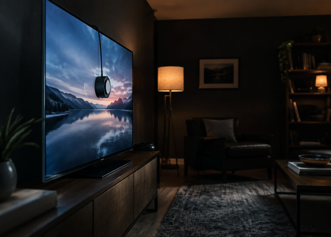 Hollywood Standard TV Calibration equipment in a controlled viewing environment